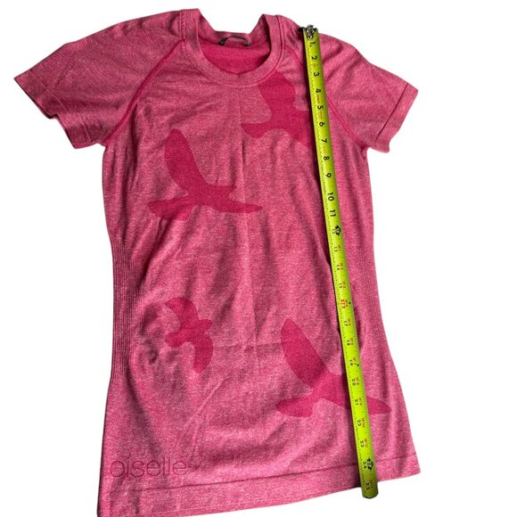OISELLE FLYTE Bird Fly T Shirt Short Sleeve.  Pink.  Crewneck Size Women's Small - Picture 6 of 8